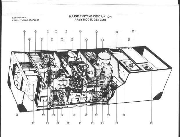 A technical drawing associated with the John Titor time-machine legend